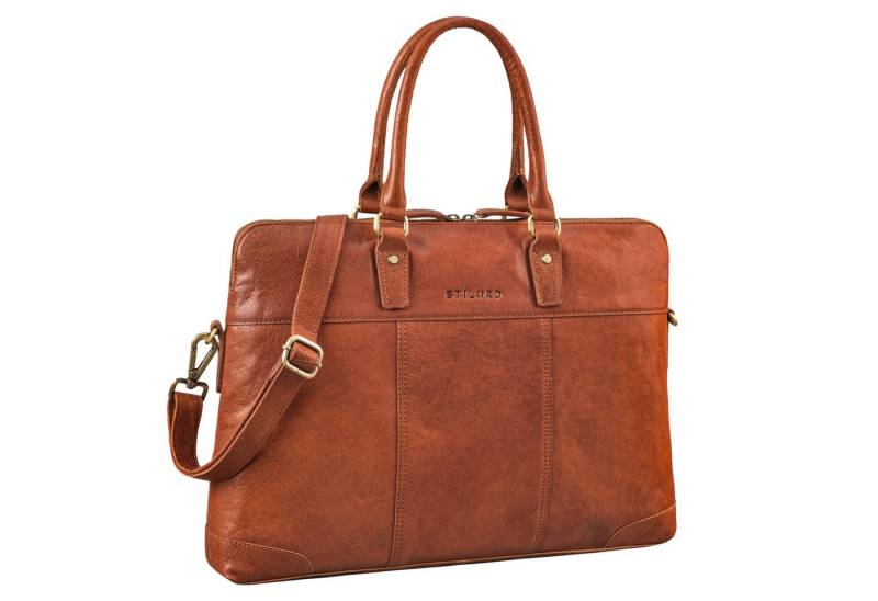 STILORD Handtasche "Charlize" Moderne Leder Business Laptoptasche 13 - 15.6 Zoll Damen von STILORD