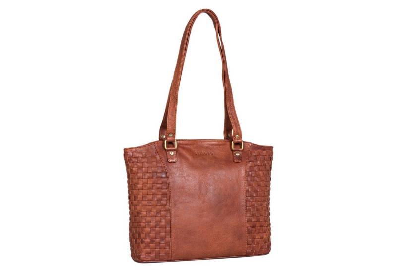STILORD Handtasche "Cora" Handtasche Damen im Boho-Look Leder geflochten von STILORD