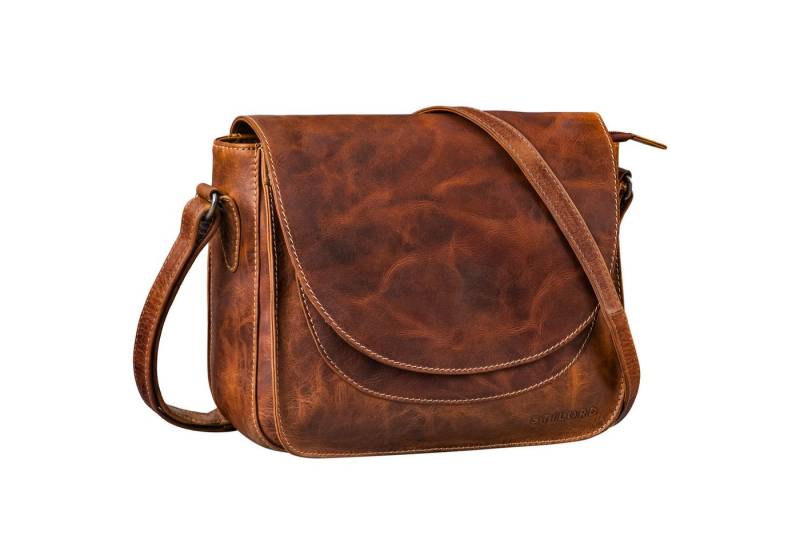 STILORD Handtasche "Fleur" Umhängetasche Damen Leder Mittel-Groß Elegant Magnetverschluss von STILORD