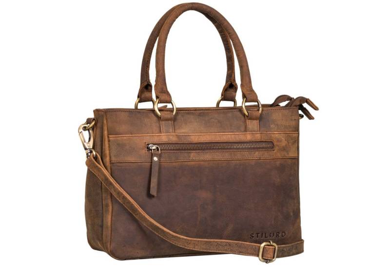 STILORD Handtasche "Frauke" Organisierte Leder Handtasche Damen Umhängetasche von STILORD