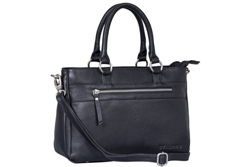 STILORD Handtasche "Frauke" Organisierte Leder Handtasche Damen Umhängetasche von STILORD