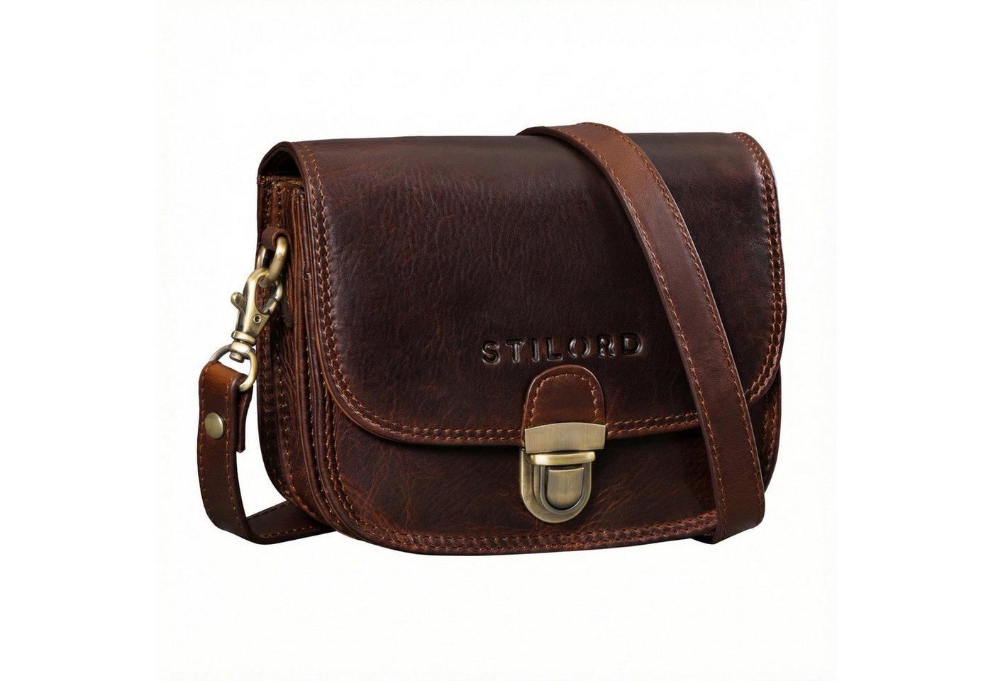 STILORD Handtasche "Maribel" Mini Umhängetasche Damen Leder mit Abnehmbaren Gurt von STILORD