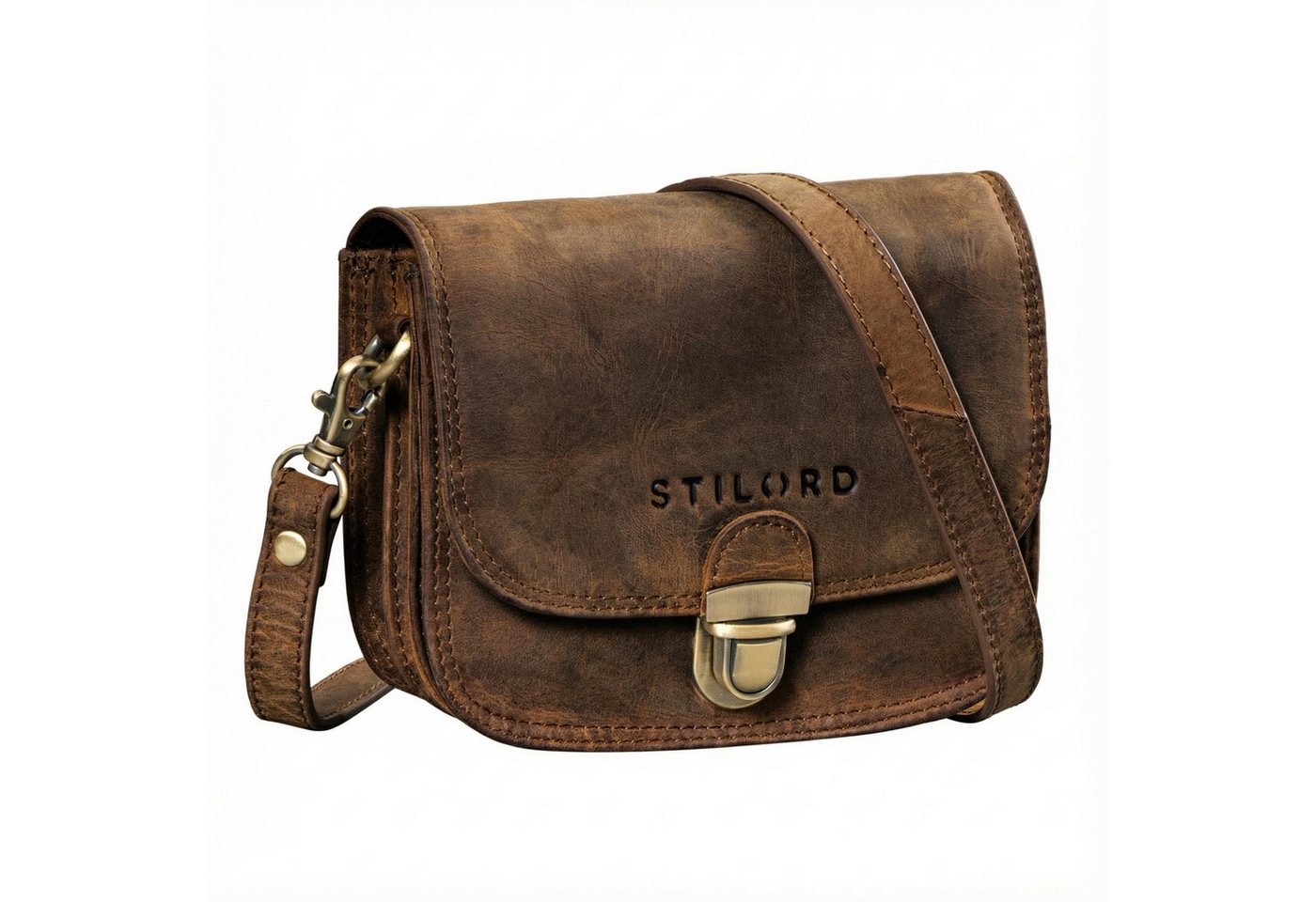 STILORD Handtasche "Maribel" Mini Umhängetasche Damen Leder mit Abnehmbaren Gurt von STILORD