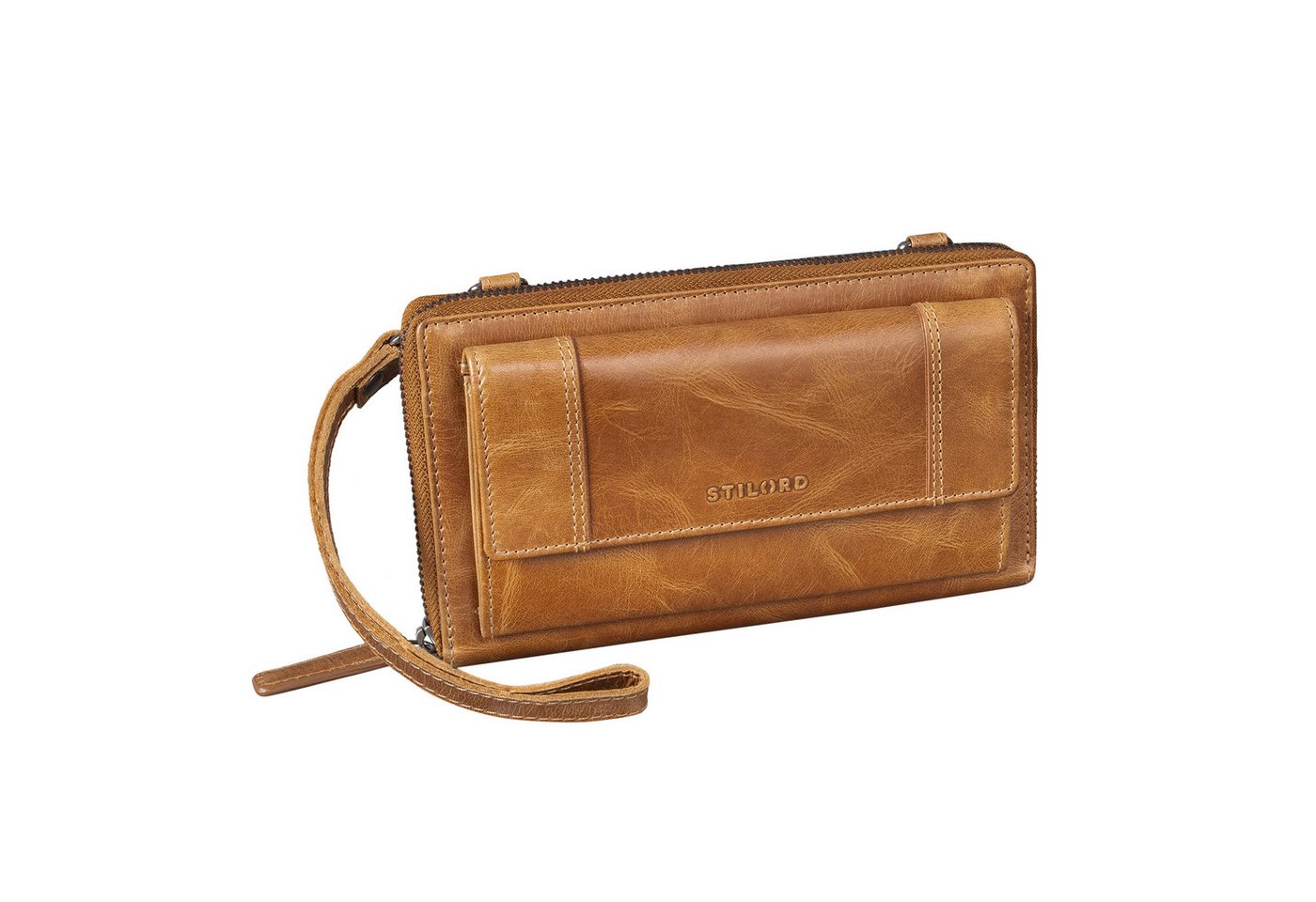 STILORD Handtasche "Marigold" 3-in-1 Echtleder Geldbörse Handytasche Umhängetasche Damen von STILORD