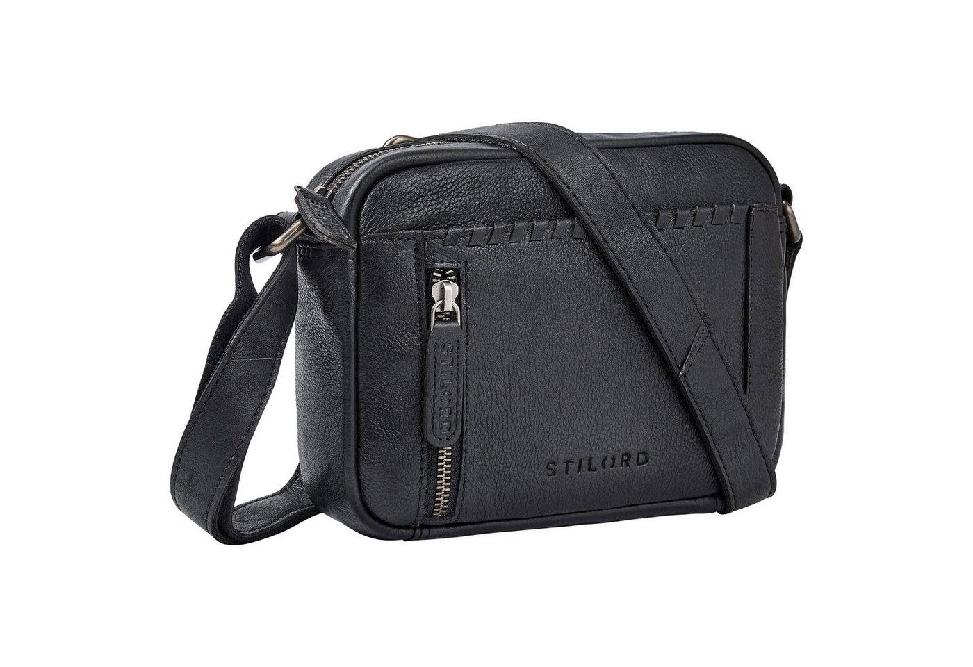 STILORD Handtasche "Marisa" Boho Umhängetasche Damen klein Leder Crossbody Bag von STILORD