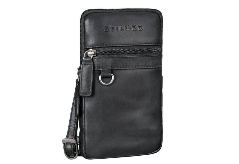 STILORD Handtasche "Mauve" 2-in-1 Gürteltasche Umhängetasche Herren Leder Klein von STILORD