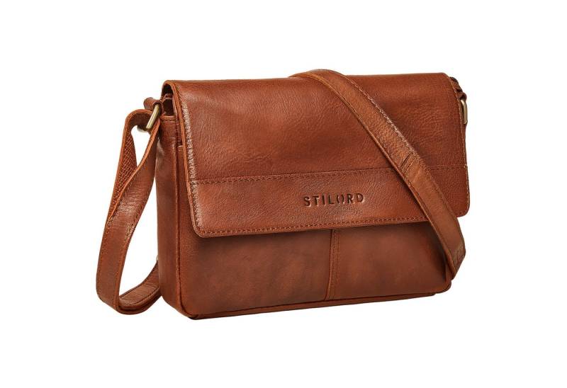 STILORD Handtasche "Miley" Elegante Kleine Echtleder Umhängetasche mit Reißverschluss von STILORD