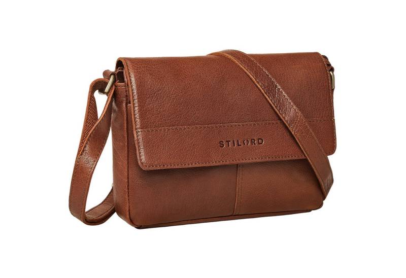 STILORD Handtasche "Miley" Elegante Kleine Echtleder Umhängetasche mit Reißverschluss von STILORD