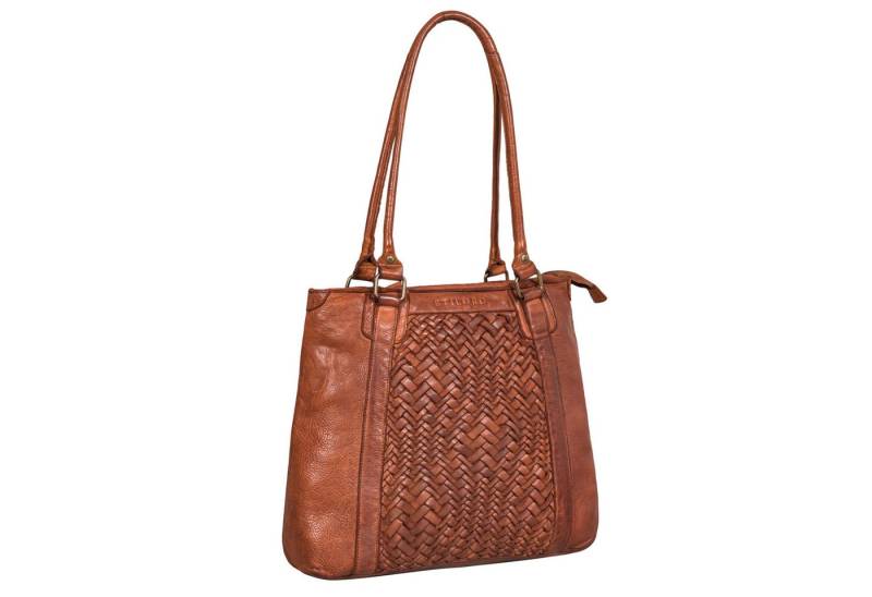 STILORD Handtasche "Nadia" Stylishe Handtasche Damen Mittelgroß Leder in Flechtoptik von STILORD