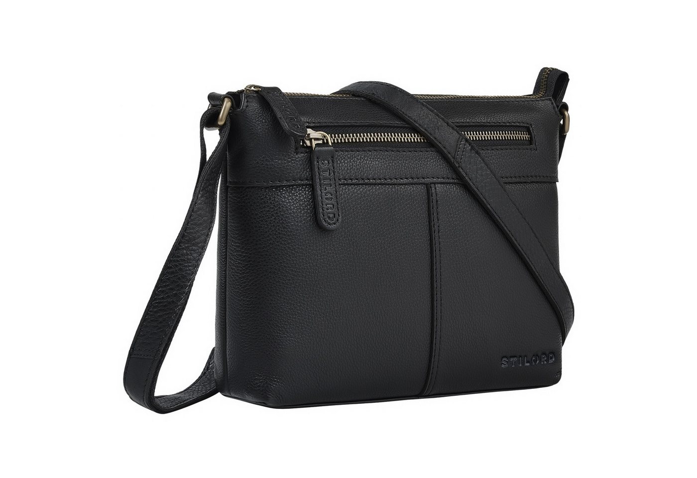 STILORD Handtasche "Odelia" Schicke Kleine Echt Ledertasche mit Gurt für Damen von STILORD