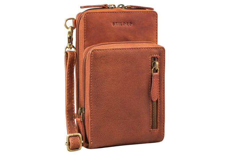 STILORD Handtasche "Payton" 2-1 Leder Handytasche mit Geldbörse zum Umhängen von STILORD