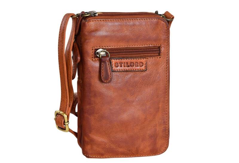 STILORD Handtasche "Peter" 2-in-1 Leder Brustbeutel Handytasche für Herren & Damen von STILORD