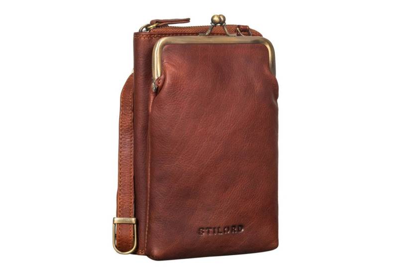 STILORD Handtasche "Brea" Echt-Leder Vintage Damen-Geldbörse mit Handytasche zum Umhängen von STILORD