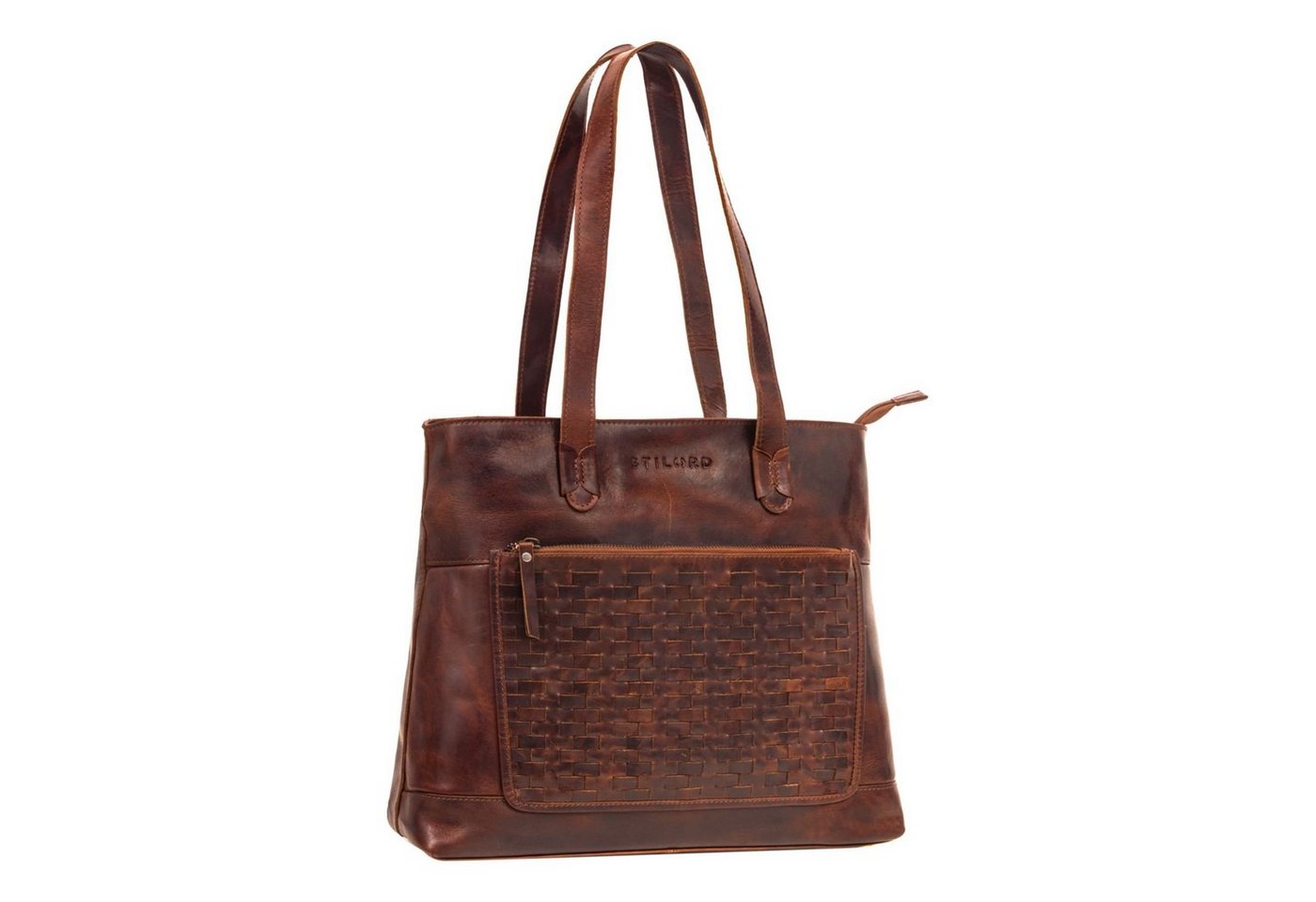 STILORD Handtasche STILORD "Theresa" Shopper Damen Groß Leder Geflochten von STILORD