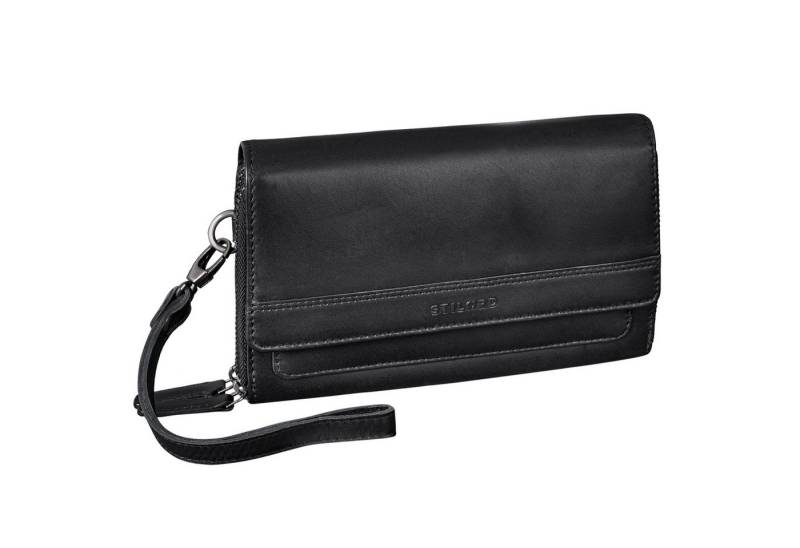 STILORD Handtasche "Sabrina" 4-in-1 RFID Lederportemonnaie Handytasche 7 Zoll Damen Groß von STILORD