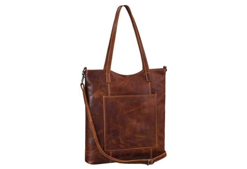 STILORD Handtasche "Trixie" XL Shopper Leder Damen mit Schultergurt für 16 Zoll Laptop von STILORD