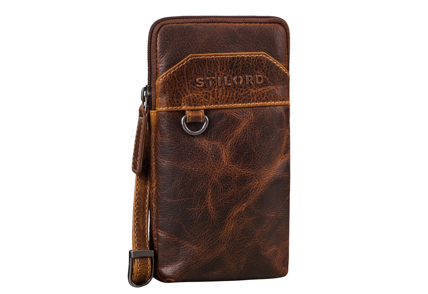 STILORD Handtasche "Tyrell" Brusttasche Herren Leder mit Gürtelschlaufe von STILORD