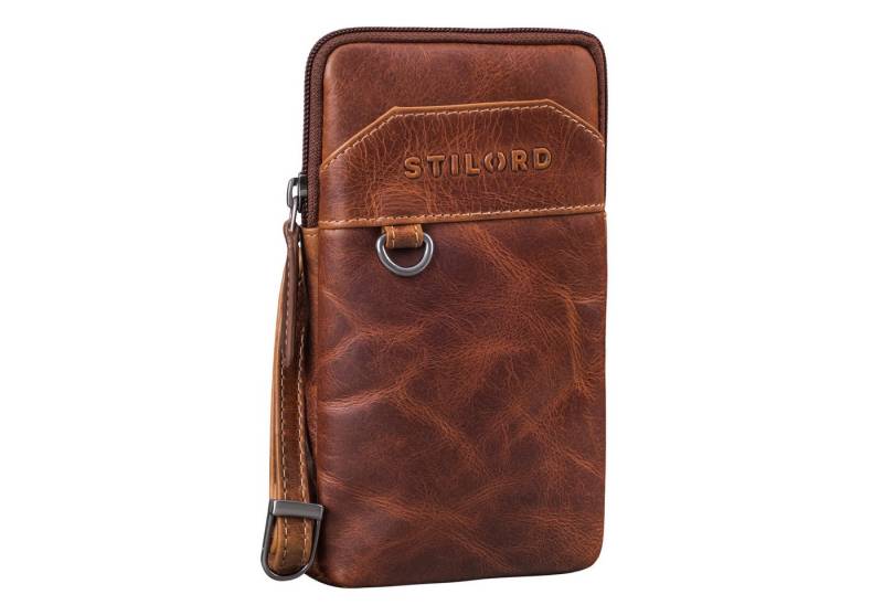 STILORD Handtasche "Tyrell" Brusttasche Herren Leder mit Gürtelschlaufe von STILORD