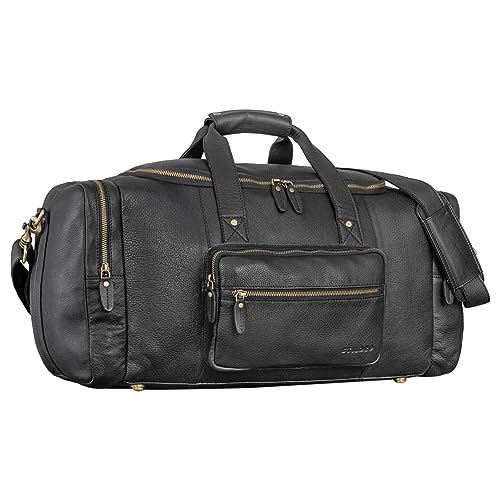 STILORD 'Journey' Reisetasche groß Leder Weekender Bag Handgepäck Tasche Sporttasche Herren Travel Bag Reisetasche Damen Vintage von STILORD