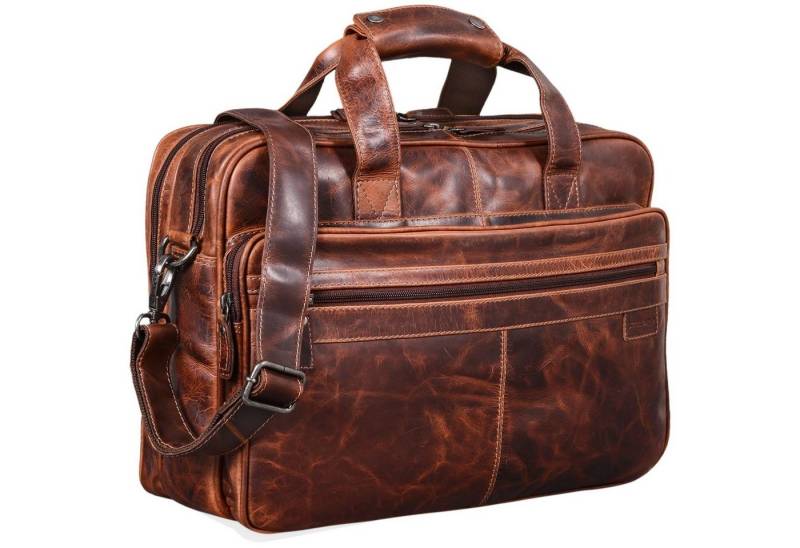 STILORD Laptoptasche "Atlantis" Leder Aktentasche groß von STILORD