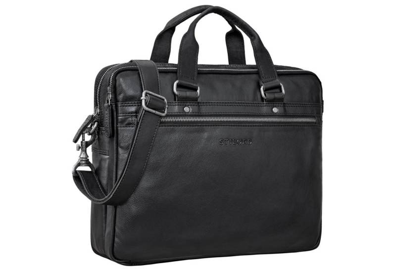 STILORD Laptoptasche "Brayson" Businesstasche 15 Zoll Leder von STILORD