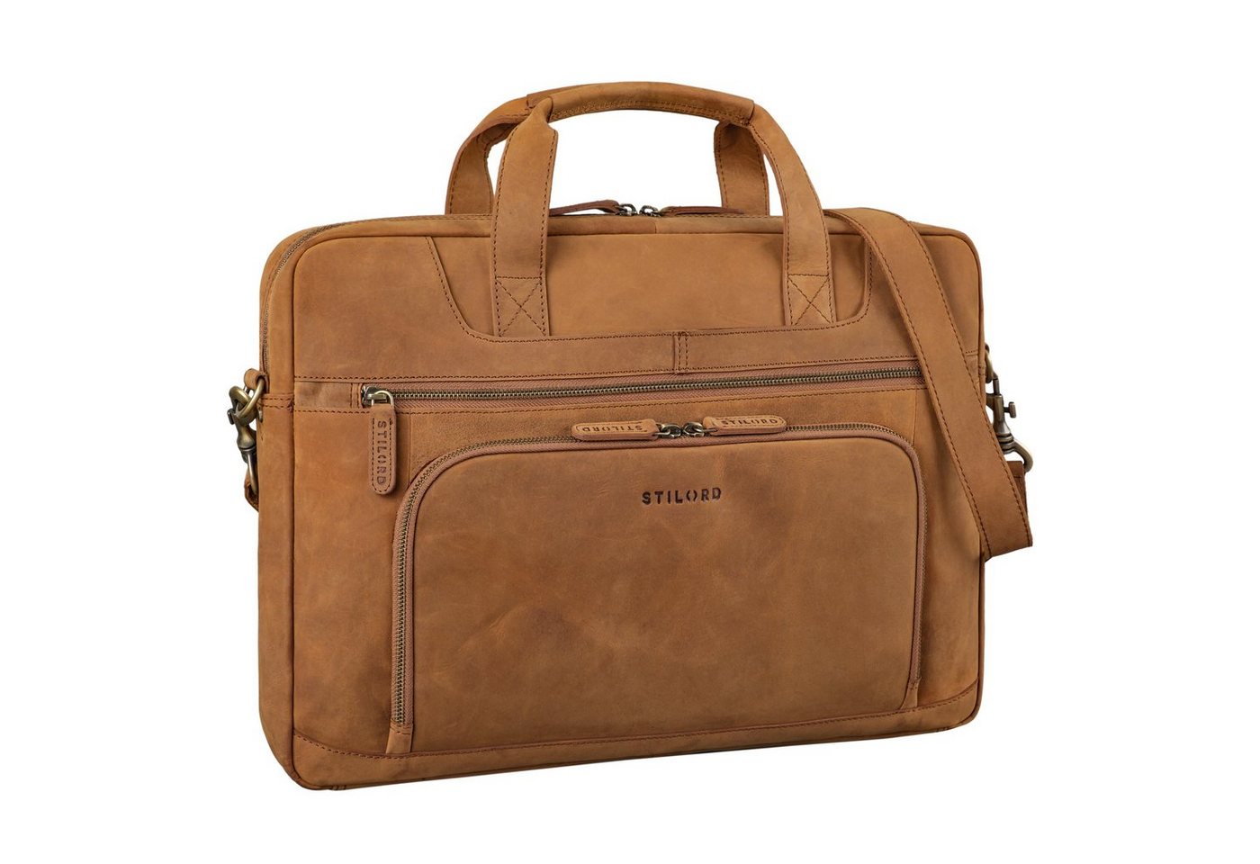 STILORD Laptoptasche "Cyrus" Vintage Laptoptasche 17 Zoll Leder Herren Groß STILORD Laptoptasche "Cyrus" Vintage Laptoptasche 17 Zoll Leder Herren Groß von STILORD