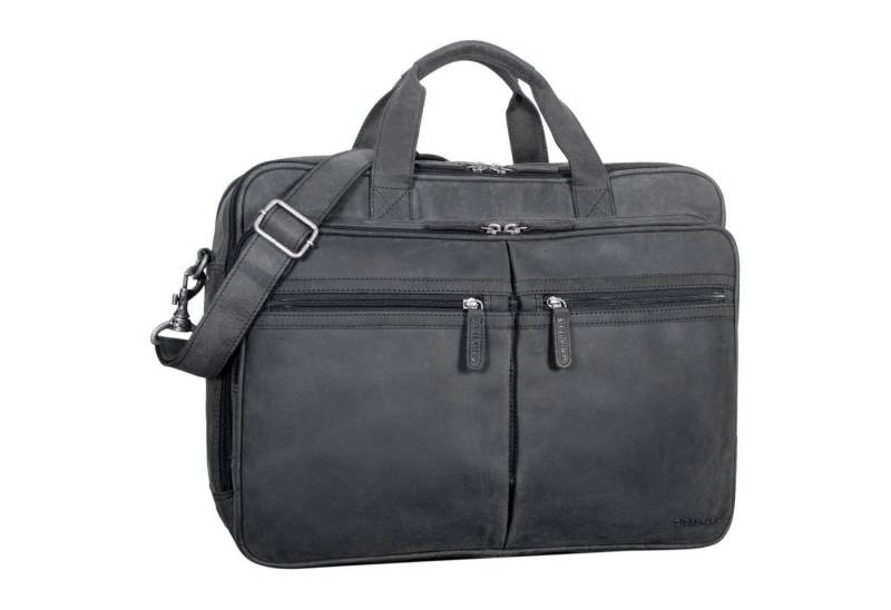 STILORD Laptoptasche "Gigantus" XXL Aktentasche Leder Laptoptasche 17 - 19 Zoll von STILORD