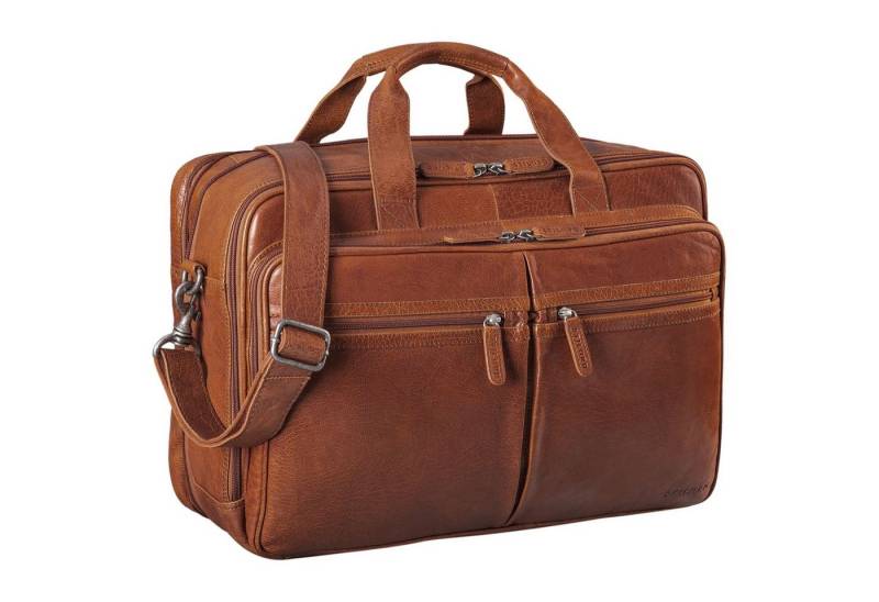 STILORD Laptoptasche "Gigantus" XXL Aktentasche Leder Laptoptasche 17 - 19 Zoll von STILORD