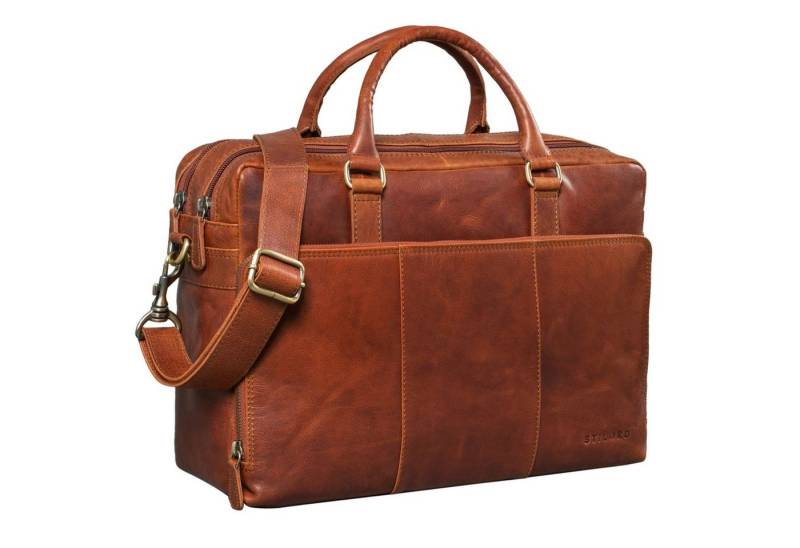 STILORD Laptoptasche "Isaac" Leder Businesstasche Vintage von STILORD