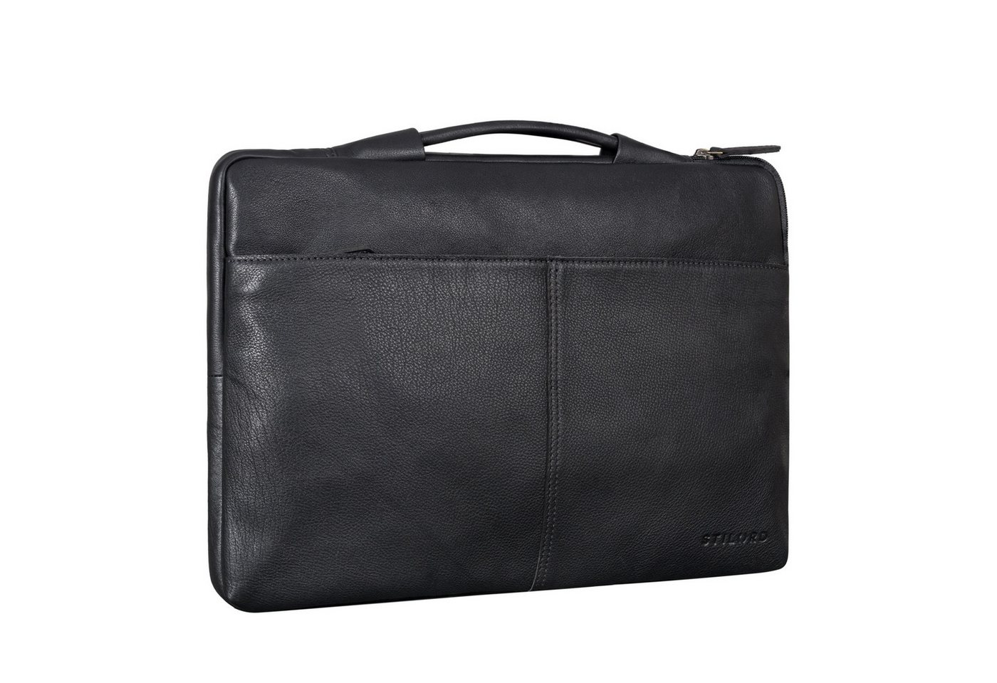 STILORD Laptoptasche "Kit" Laptop Tasche 15.6 Zoll Leder Herren Laptophülle von STILORD