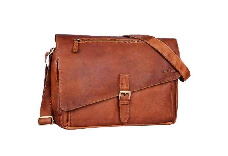 STILORD Laptoptasche "Merlin" Vintage Leder Umhängetasche von STILORD