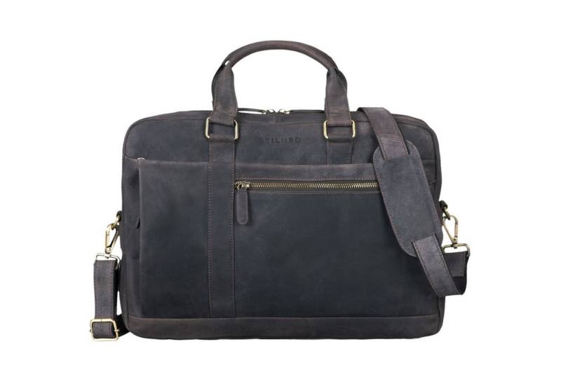 STILORD Laptoptasche "Nico" Große Businesstasche aus Hochwertigem Leder 15.6 Zoll von STILORD