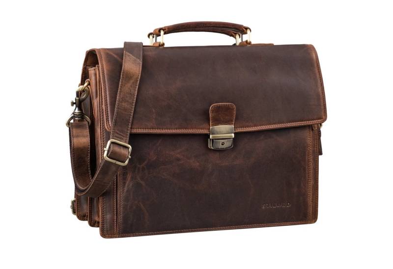STILORD Laptoptasche "Noel" Aktentasche Leder Herren Vintage von STILORD