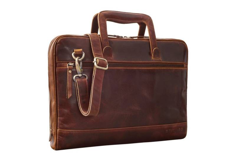 STILORD Laptoptasche "Pierce" Laptoptasche mit Griff Leder von STILORD