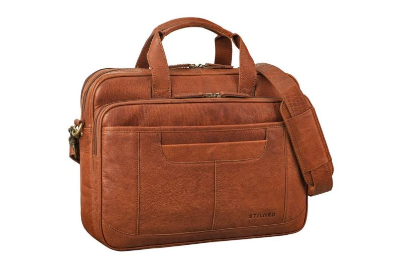 STILORD Laptoptasche "Quest" Aktentasche Leder 15,6 Zoll von STILORD