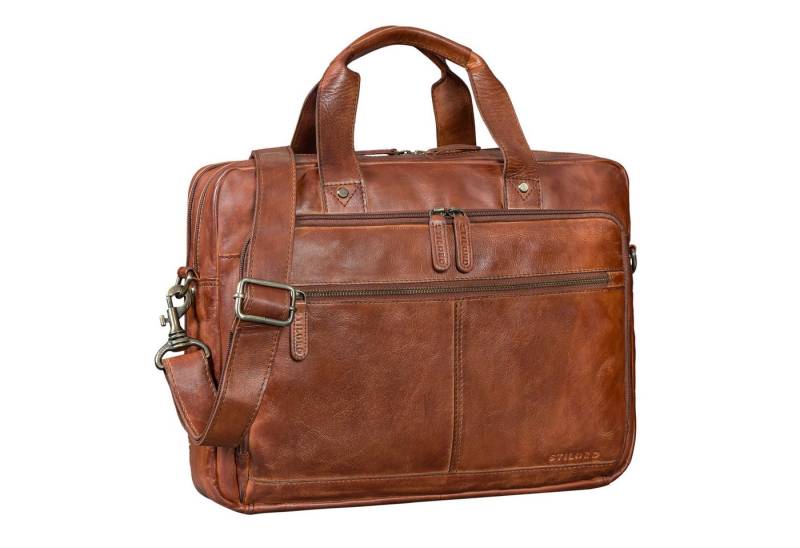 STILORD Laptoptasche "Ronan" Premium Business Aktentasche Herren Leder Groß 16 Zoll von STILORD