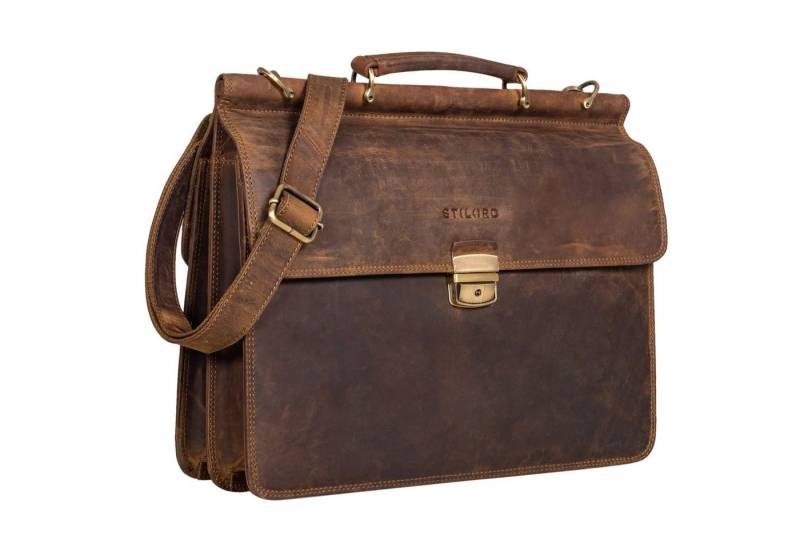 STILORD Laptoptasche "Stephan" Laptoptasche 15,6 Zoll Herren Leder von STILORD