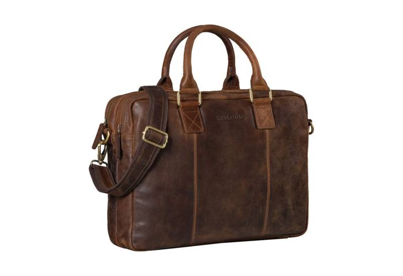 STILORD Laptoptasche "Zacharias" Businesstasche Leder Aktentasche von STILORD