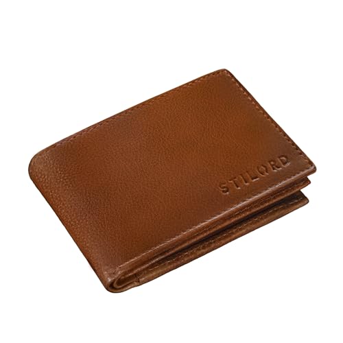 STILORD 'Lincoln' Mini Geldbörse RFID Leder Herren Slim Wallet Minibörse Portemonnaie klein NFC Protector kleine Brieftasche Echtleder in Geschenkbox klein, Farbe:Texas - braun STILORD 'Lincoln' Mini Geldbörse RFID Leder Herren Slim Wallet Minibörse Portemonnaie klein NFC Protector kleine Brieftasche Echtleder in Geschenkbox klein, Farbe:Texas - braun von STILORD