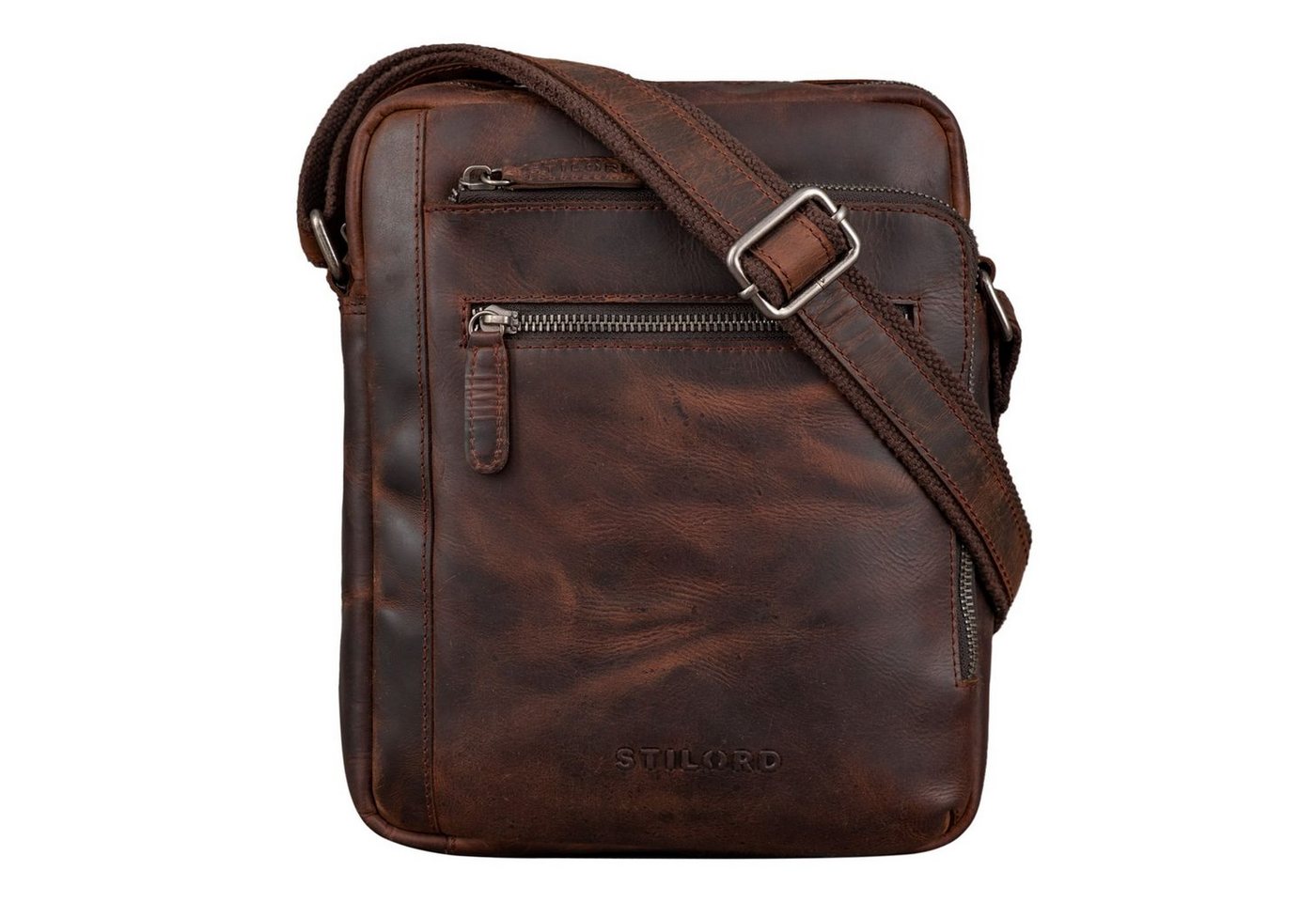 STILORD Schultertasche "Bruce" Vintage Herrentasche Ledertasche von STILORD