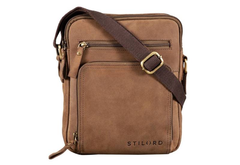 STILORD Schultertasche "Darius" Kleine Umhängetasche Herren Leder von STILORD
