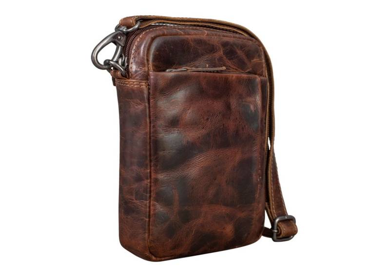 STILORD Schultertasche "Fiete" 2-in-1 Umhängetasche Handgelenktasche Leder Herren von STILORD