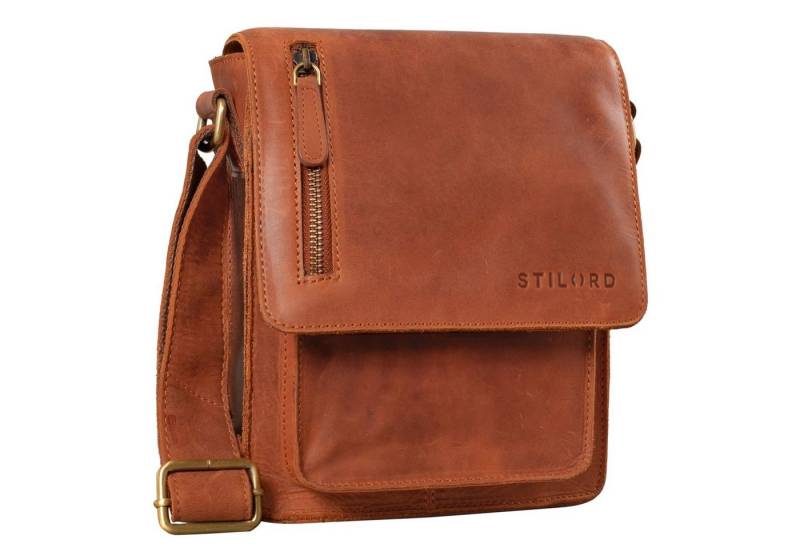 STILORD Schultertasche "Finn" Kleine Umhängetasche Herren Leder Messenger Bag Herrentasche von STILORD