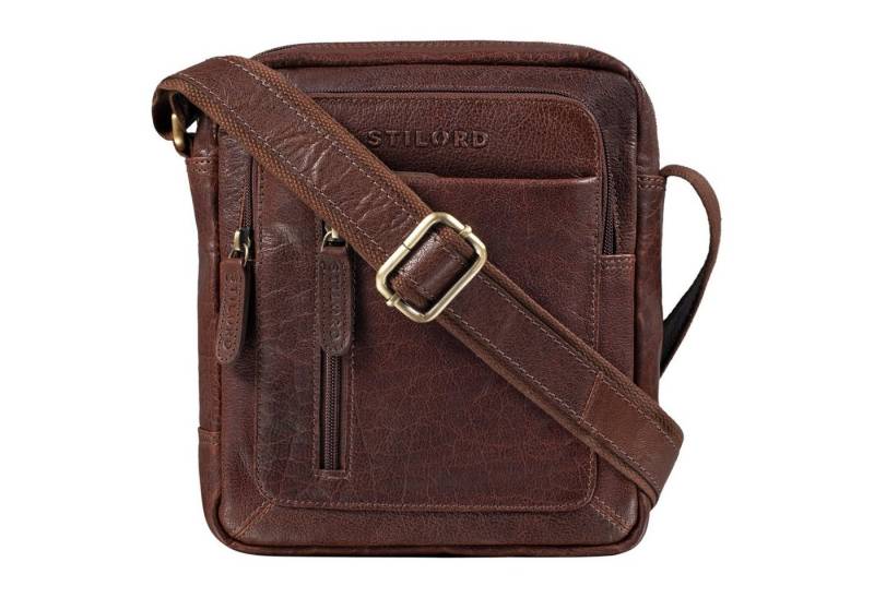 STILORD Schultertasche "Jamie" Herren Ledertasche Umhängetasche klein von STILORD