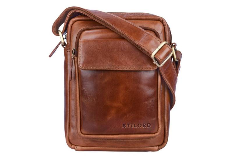 STILORD Schultertasche "Jannis" Leder Umhängetasche Männer klein von STILORD
