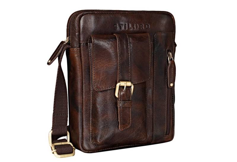 STILORD Schultertasche "Kendrick" Herren Umhängetasche Leder klein von STILORD