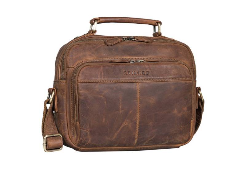 STILORD Schultertasche "Kuno" Umhängetasche Herren Leder klein Schultertasche und Handtasche von STILORD