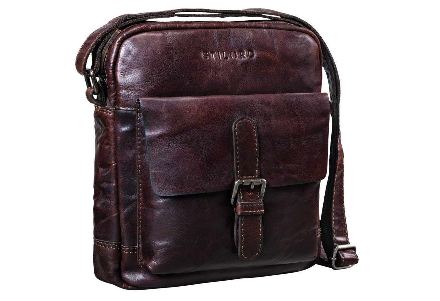 STILORD Schultertasche "Luan" Kleine Umhängetasche Leder Vintage von STILORD