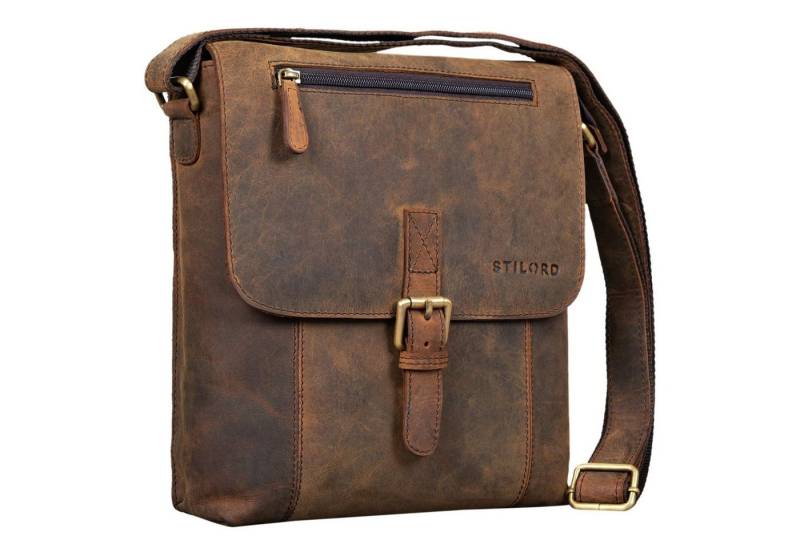 STILORD Schultertasche "Matthias" Herren Umhängetasche Leder Vintage von STILORD