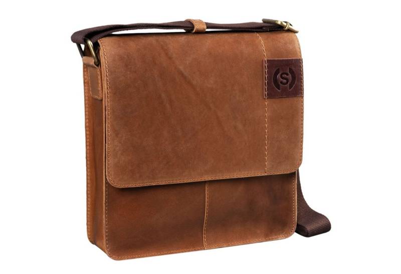 STILORD Schultertasche "Mircos" Tablet Umhängetasche Leder 9.7 Zoll von STILORD